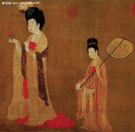 Figure 17. Chinese Gongbi painting as a unique Chinese element is often featured in interface design.