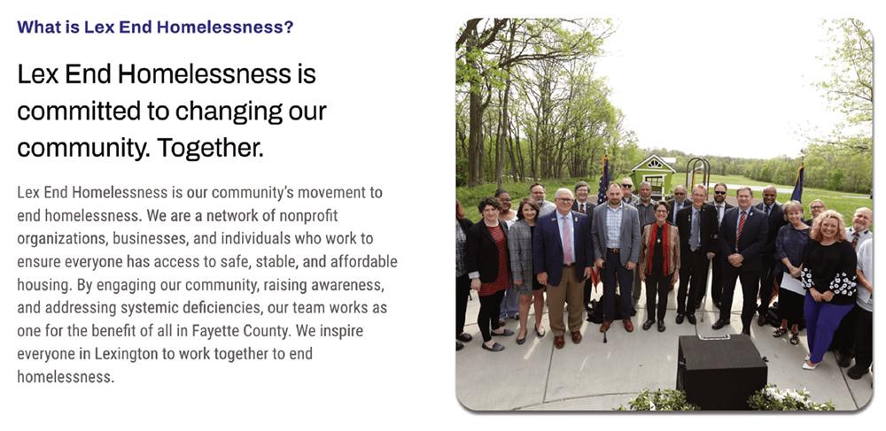 What is Lex End Homelessness? Web Clip